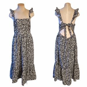 Rixo for Target Ruffle Strap Midi Dress Size 14